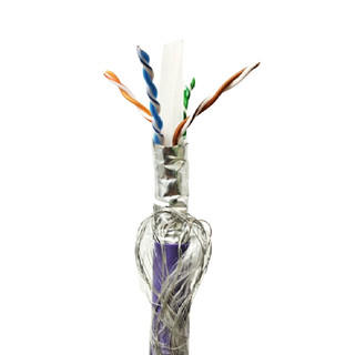 کابل شبکه CAT6 SFTP INDOOR LSZH کی دی تی مدل NC-Cuprum 6SFTPI