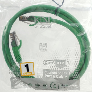 کابل پچ کورد شبکه کی دی تی 100 سانتی متر مدل PC-CM6UTP