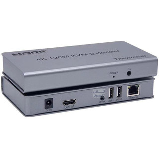 اکستندر HDMI و KVM تا 120 متر 4K با کابل شبکه و خروجی صدا